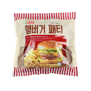 [롯데] 햄버거패티 (55gx20개) 1.1kg