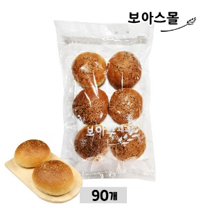 (무료배송) [나라브래드]수제 참깨햄버거빵 11호(60gx90개)